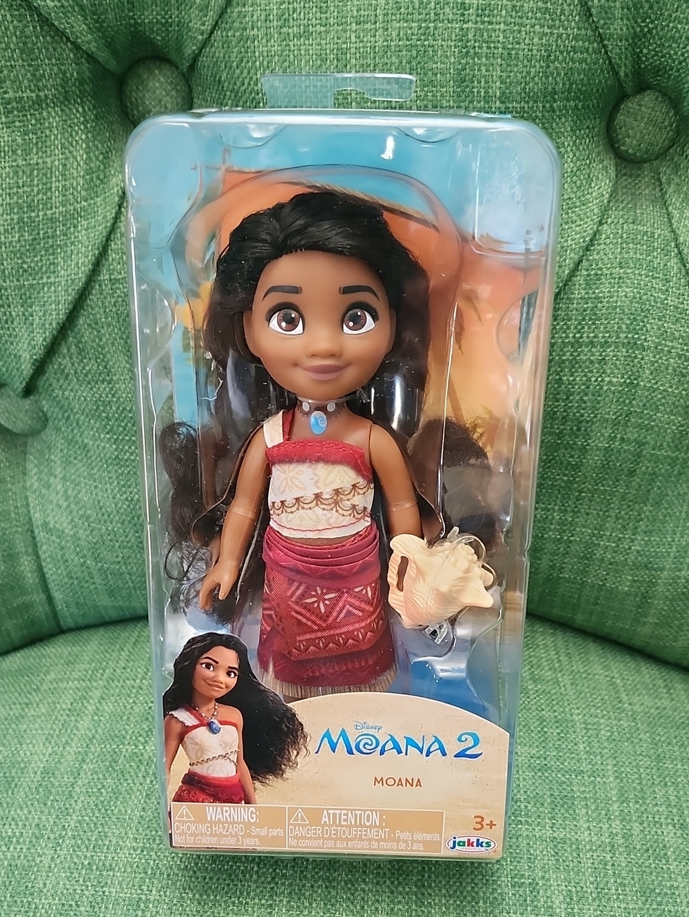 Disney Moana 2 Kids Doll - Brown with Red Outfit